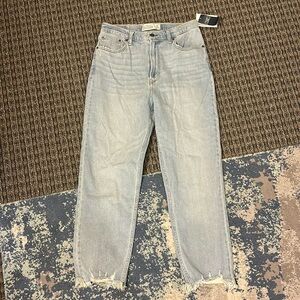 Abercrombie ankle straight ultra high-rise